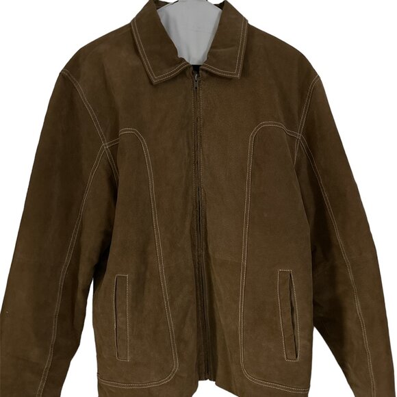 Wilson Leather Other - Wilson Brown Leather Suede Leather Jacket - Like New Condition - XL